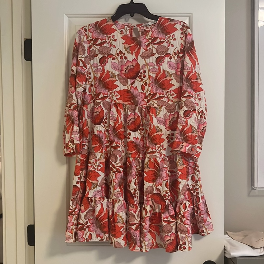 Zara floral dress